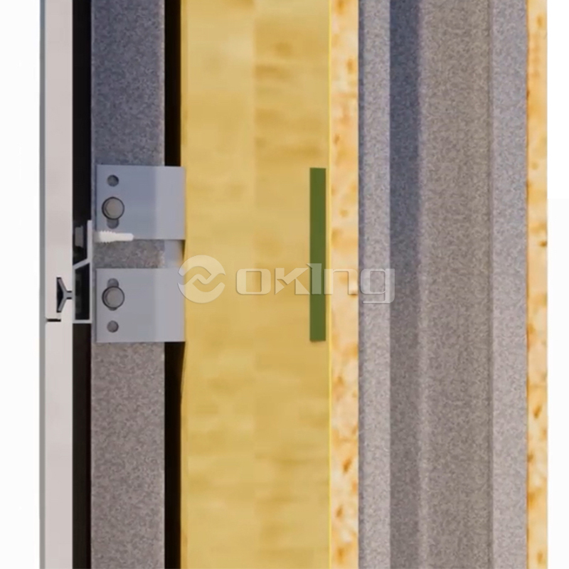 Alumiini H-Shield Clip for Fiber Cement -paneelit